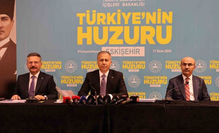 Bakan Yerlikaya, Eskişehir’in 10 önemli suçta Türkiye ortalamasının altında olduğunu açıkladı