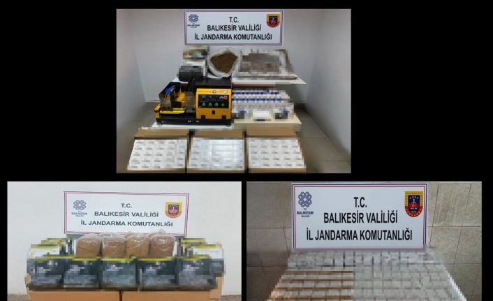 Balıkesir İl Jandarma Komutanlığı’ndan kaçakçılık ve organize suçlara büyük darbe