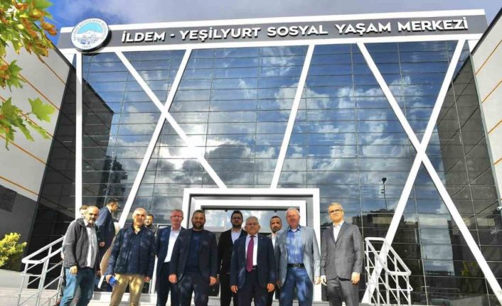 Başkan Büyükkılıç, açılış için gün sayan İldem-Yeşilyurt Sosyal Yaşam Merkezi’ni inceledi