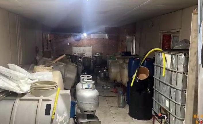 Bursa’da operasyon: 4 ton sahte içki ele geçirildi, 1 şüpheli gözaltına alındı