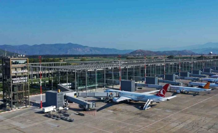 Dalaman havalimanı 9 ayda 4 milyon 781 bin yolcuya hizmet verdi
