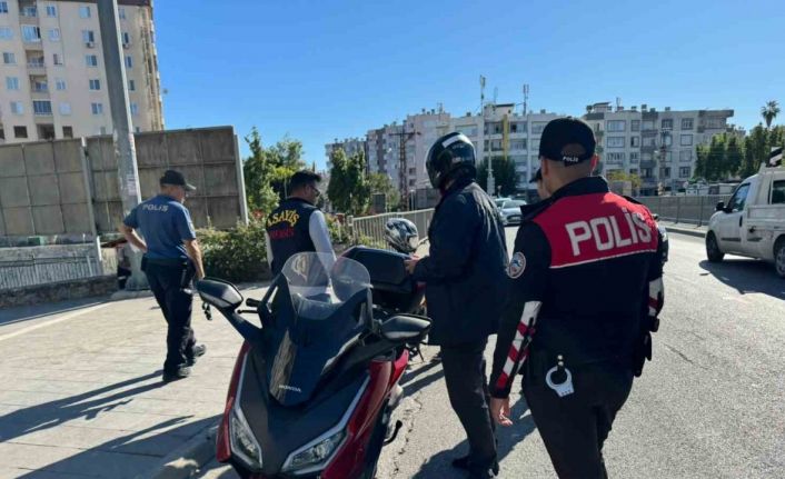 Mersin polisinden denetim: 2 çalıntı motosiklet ele geçirildi, 237 bin TL ceza uygulandı