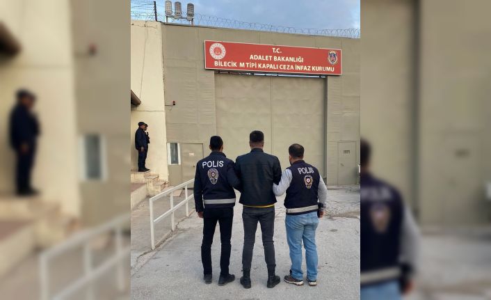 Bilecik’te üç farklı suçlardan 5 yıl 1 ay kesinleşmiş hapis cezası olan şahıs yakalandı