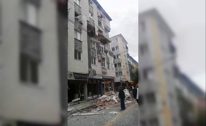 Çorum’da patlama: Binada ve çevrede hasar oluştu