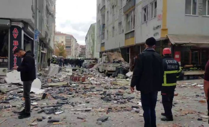 Çorum’daki patlamada ilk belirlemelere göre 1 ölü, 16 yaralı