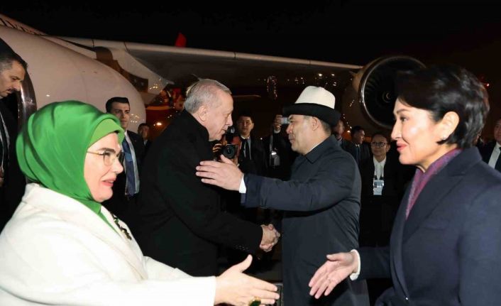 Cumhurbaşkanı Erdoğan Kırgızistan’da