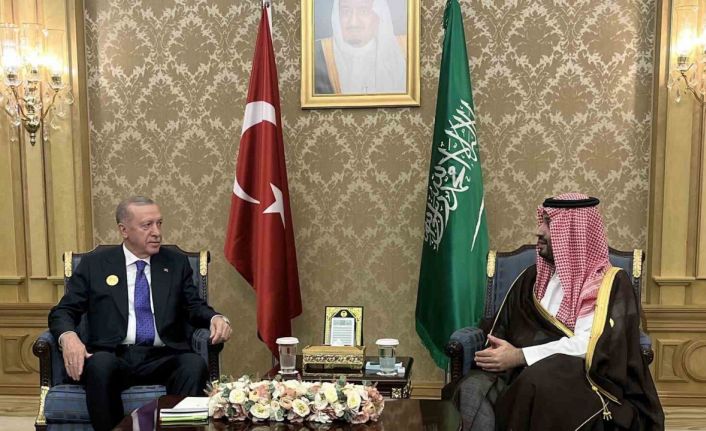 Cumhurbaşkanı Erdoğan, Suudi Arabistan Veliaht Prensi Muhammed Bin Selman ile görüştü