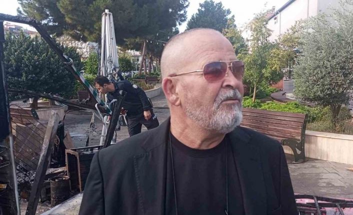 Ekmek teknesi gece küle döndü, sabah işyerine gelince küle dönmüş işyerini gördü