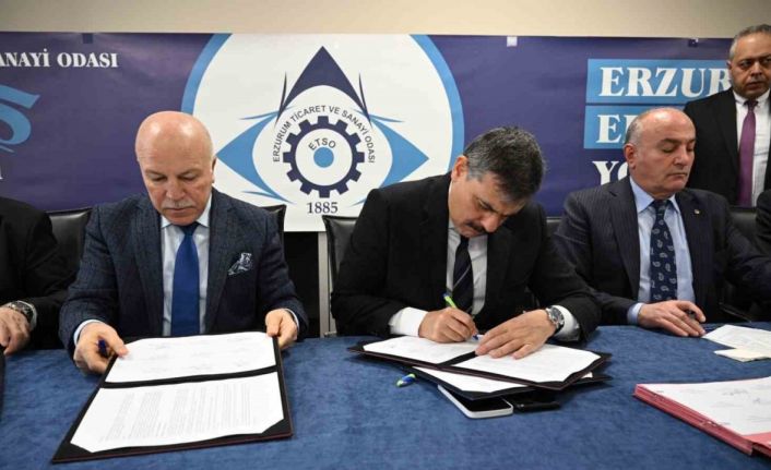 Erzurum’da nitelikli işgücü yetiştirme programı için işbirliği protokolü imzalandı