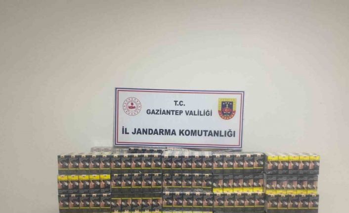 Gaziantep’te 1 milyon TL değerinde kaçak sigara ele geçirildi: 11 gözaltı