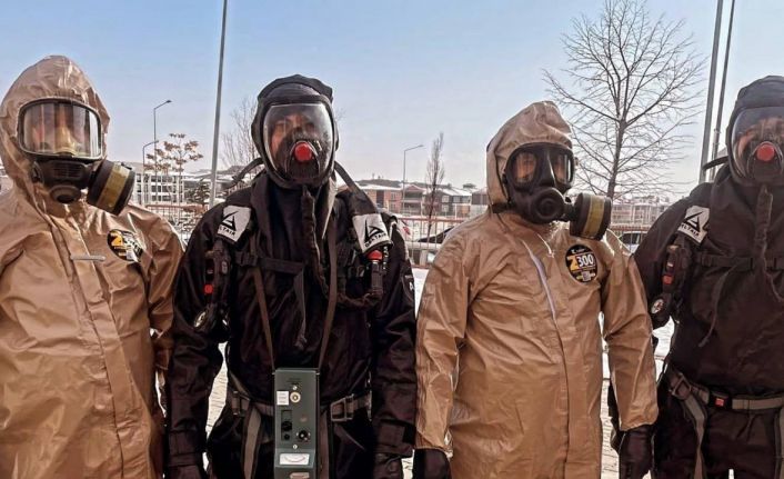 Hastanede KBRN tatbikatı yapıldı