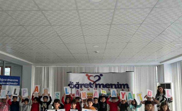 Minik yüreklerden Alpaslan’a anlamlı destek