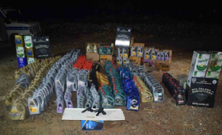 Motor yağı hırsızları polisten kaçamadı