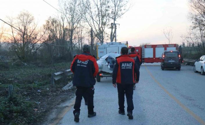 Sakarya Nehri üzerinde hareketli dakikalar: Ekipler seferber oldu