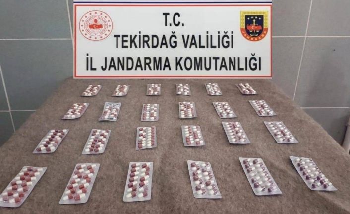 Tekirdağ’da uyuşturucu operasyonlarında çok sayıda sentetik hap ve uyuşturucu madde ele geçirildi