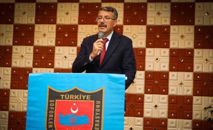 Vali Çelik, Dünya Şoförler Günü programına katıldı