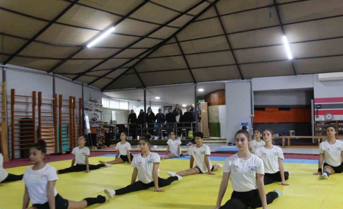 Aerobik cimnastiğin kalbi Manisa’da atıyor