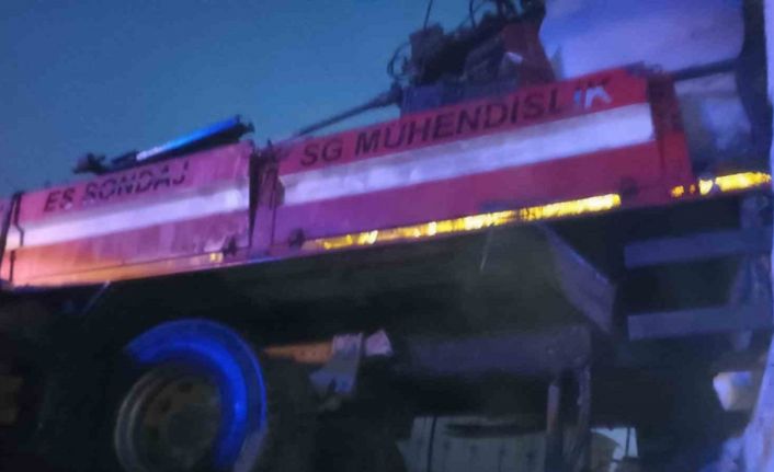 Ankara’da freni patlayan sondaj aracı eve girdi: 1 yaralı