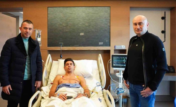 Başkan Hüseyin Yücel’den Gabriel Paulista’ya geçmiş olsun ziyareti