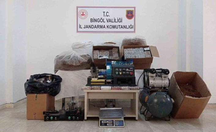 Bingöl’de 23 bin dolu, 21 bin de boş makaron ele geçirildi