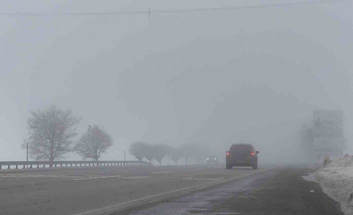 Bitlis’te yoğun sis ve buzlanma