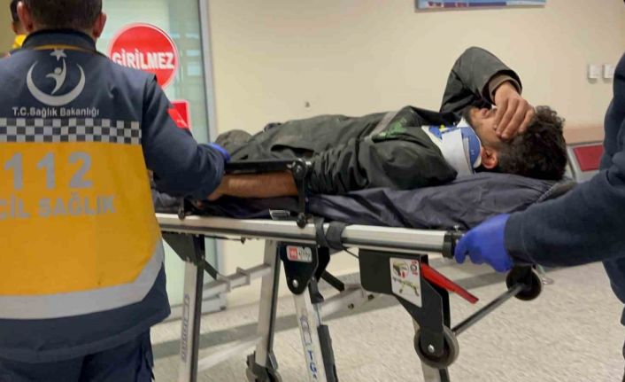 Çatıdan düşen işçi yaralandı