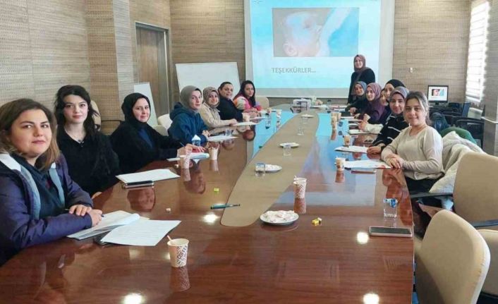 Çocuk-bebek hastalıklarının ve ölümlerinin azaltılması amacıyla Bayburt’ta sağlık çalışanlarına eğitim verildi