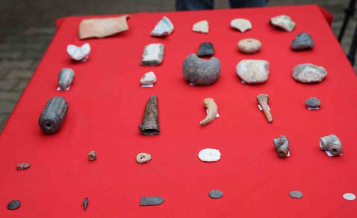 Cumhuriyet dönemi ilk paralarından Osmanlıca yazılı sikke Amida Höyük kazısında çıkarıldı