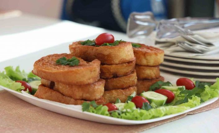 Darıca’da bayat ekmekler lezzete dönüştü