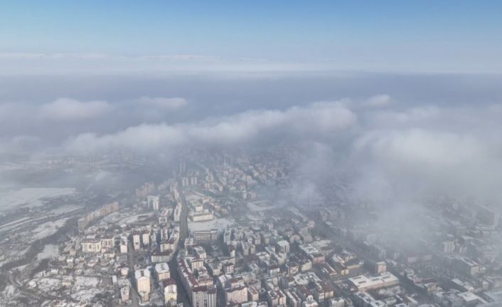 Muş Ovası sis altında