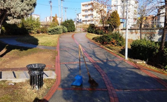 Park ve bahçelerde kış bakım çalışmaları