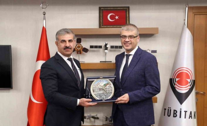 Rektör Çiftçi’den TÜBİTAK Başkanı Aydın’a ziyaret: Uluslararası iş birlikleri değerlendirildi