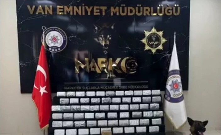 Van’da otomobilde 53 kilo eroin ele geçirildi