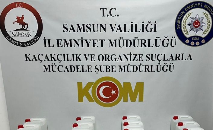 Yılbaşı öncesi sahte alkol operasyonu: 80 litre etil alkol ele geçirildi