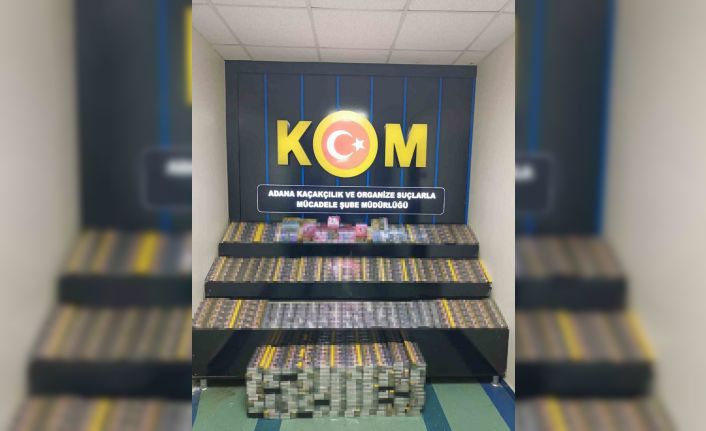 Adana’da 2 bin 750 kaçak sigara, 44 elektronik sigara ele geçirildi