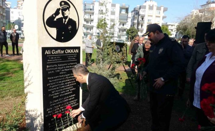 Ali Gaffar Okkan Antalya’da isminin verildiği parkta anıldı