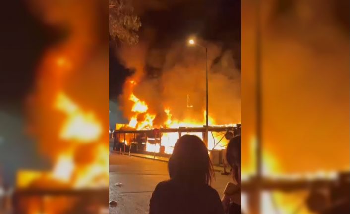 Antalya’da gece alevler binayı sardı, korku dolu anlar yaşandı