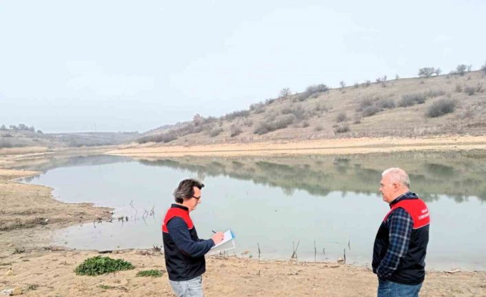 Babaeski’de göletlerde denetim gerçekleştirildi