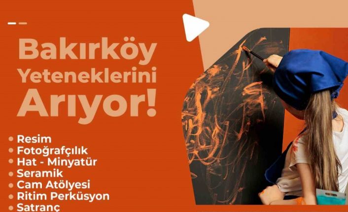 Bakırköy Belediyesi etüt merkezi yeni yetenekler yetiştirmek için başvurulara başladı