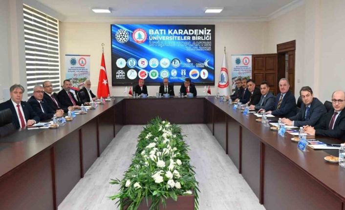 BŞEÜ Rektörü Kaplancıklı, Batı Karadeniz Üniversiteler Birliği istişare toplantısına katıldı