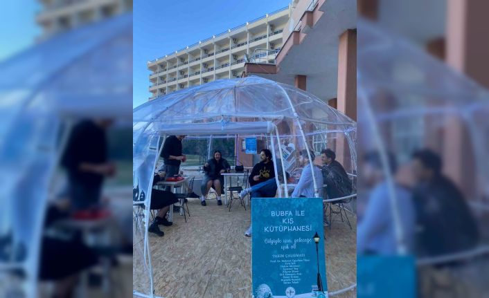 Burhaniye de Kış Kütüphanesi ve Kış Bahçesi Etütü Projesi Hayata Geçirildi