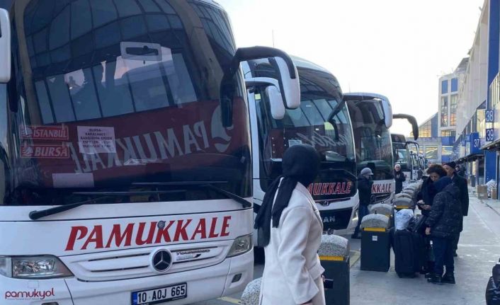 Büyük İstanbul Otogarı’nda yarıyıl tatili hareketliliği