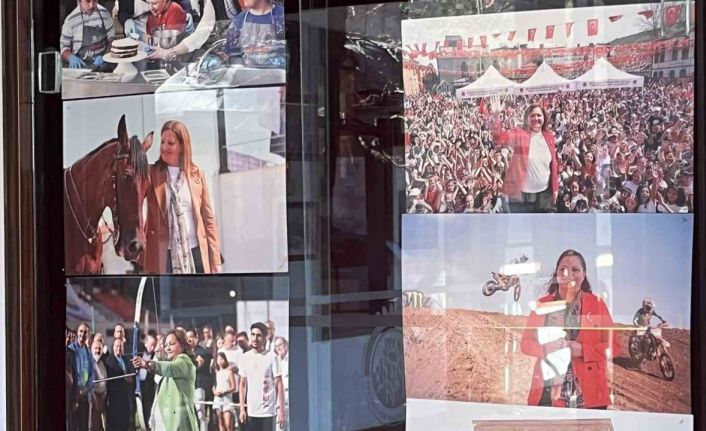 CHP’li başkandan cami yerleşkesinde fotoğraflı propaganda