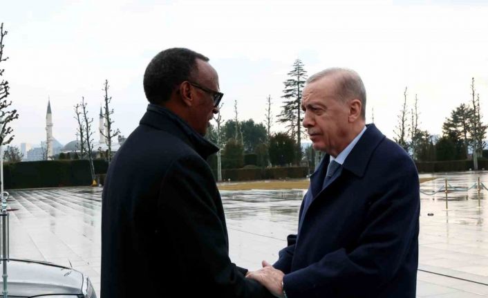 Cumhurbaşkanı Erdoğan, Ruanda Cumhurbaşkanı Kagame’yi resmi törenle karşıladı