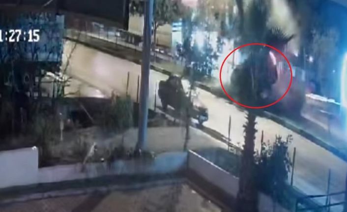 Demre’de 1 kişinin hayatını kaybettiği kaza güvenlik kamerasında