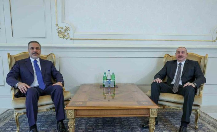 Dışişleri Bakanı Fidan, Azerbaycan Cumhurbaşkanı Aliyev tarafından kabul edildi