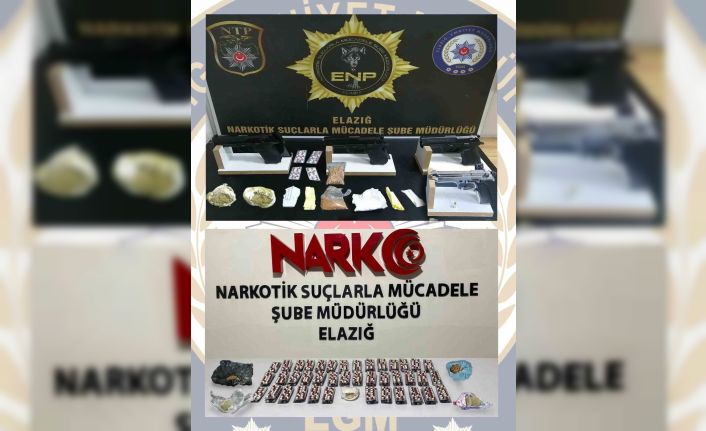 Elazığ’da uyuşturucu operasyonu: 10 tutuklama
