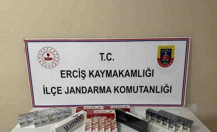 Erciş’te kaçak sigara operasyonu
