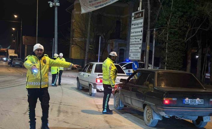 Ereğli’de yılbaşında polisten sıkı denetim