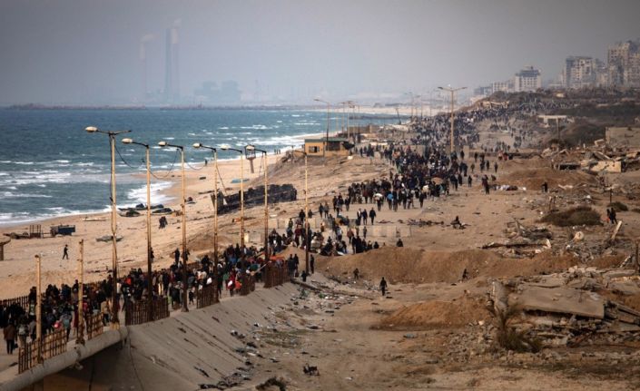 Gazze’nin kuzeyine dönen Filistinlilerin sayısı 500 bini geride bıraktı